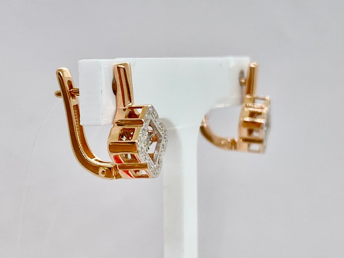 СЕРЬГИ БРИЛЛИАНТ (Au 585)