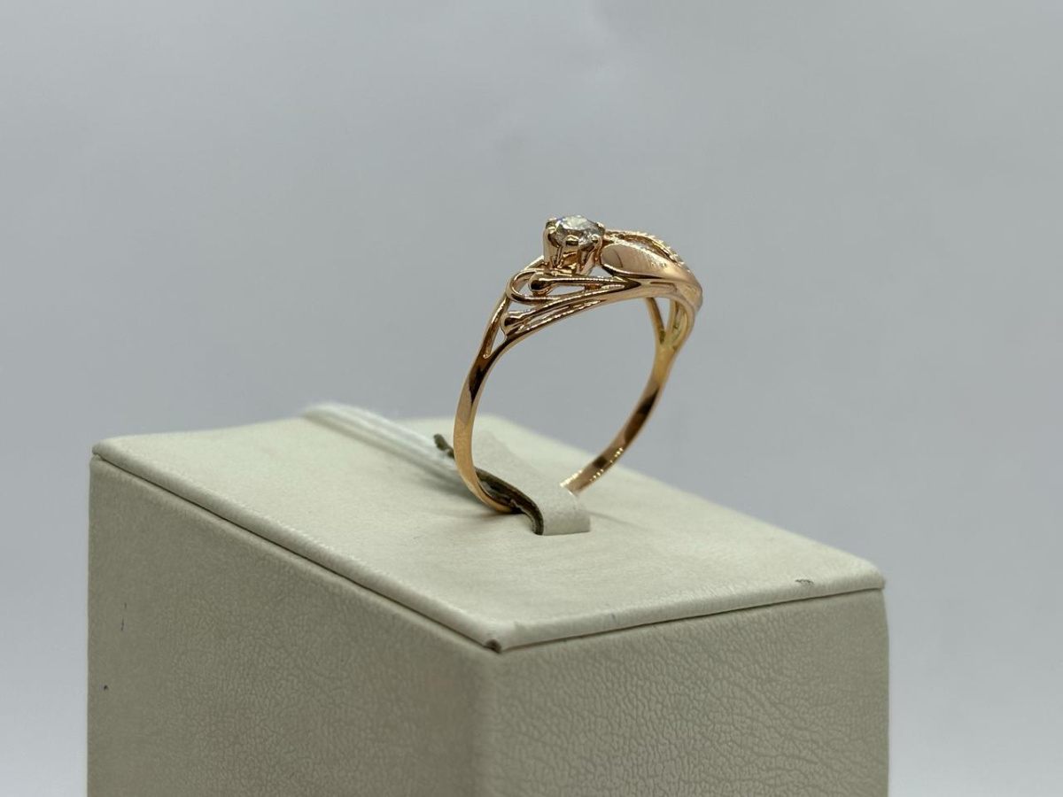 КОЛЬЦО БРИЛЛИАНТ Au 585