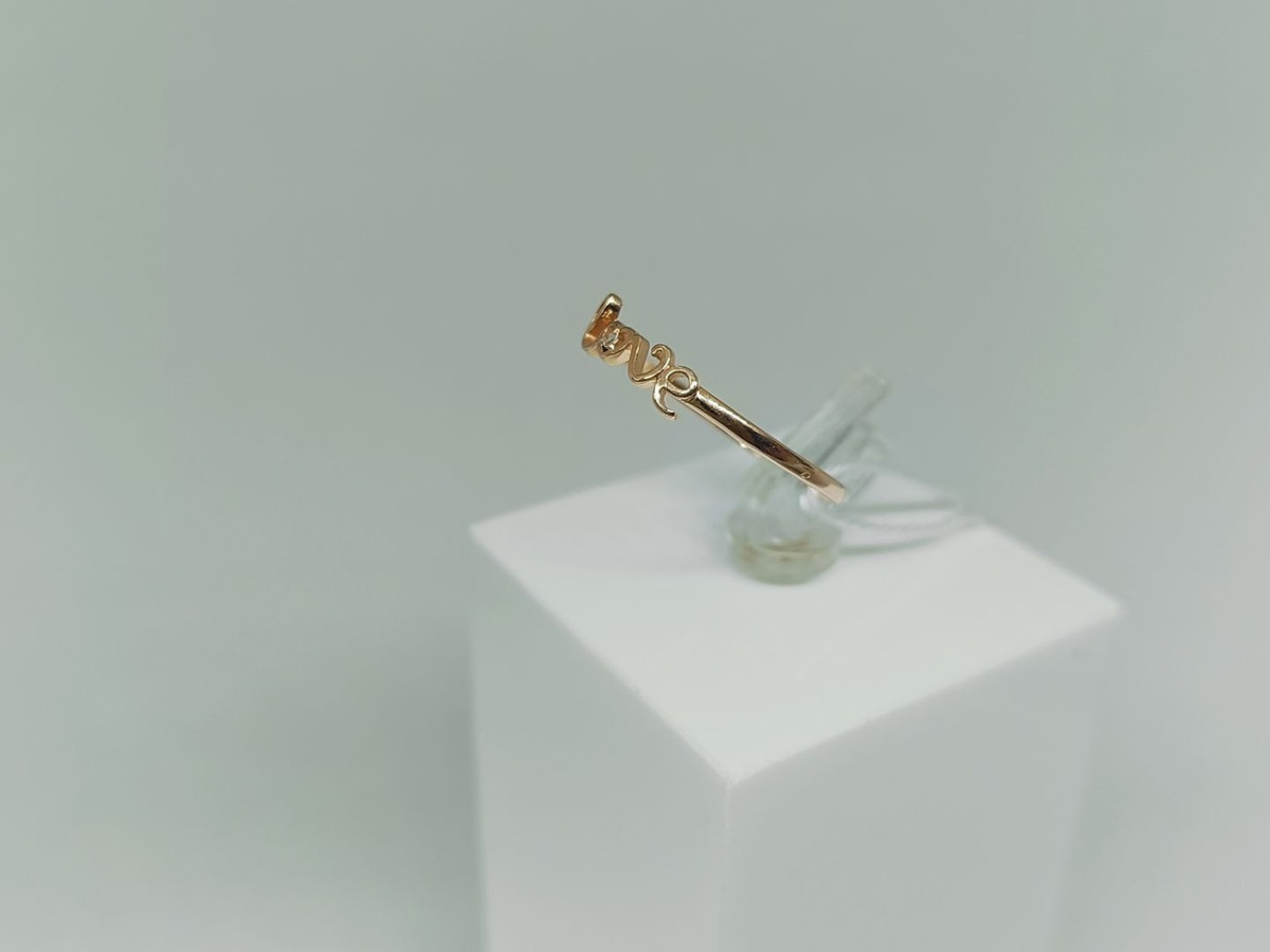 КОЛКМ585 КОЛЬЦО С КАМНЕМ (Au 585)