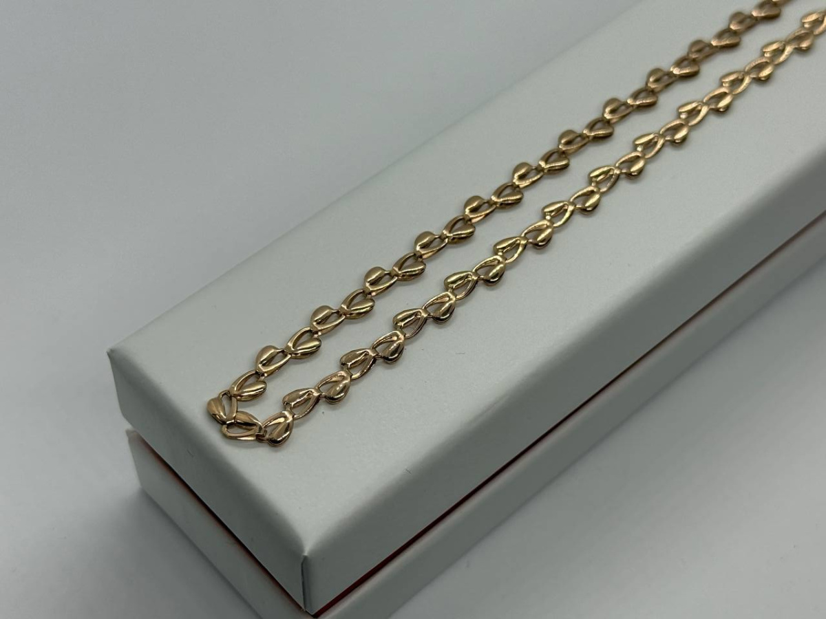 ЦЕПЬ ПОЛНОВЕСНАЯ Штамповка (Au 585)