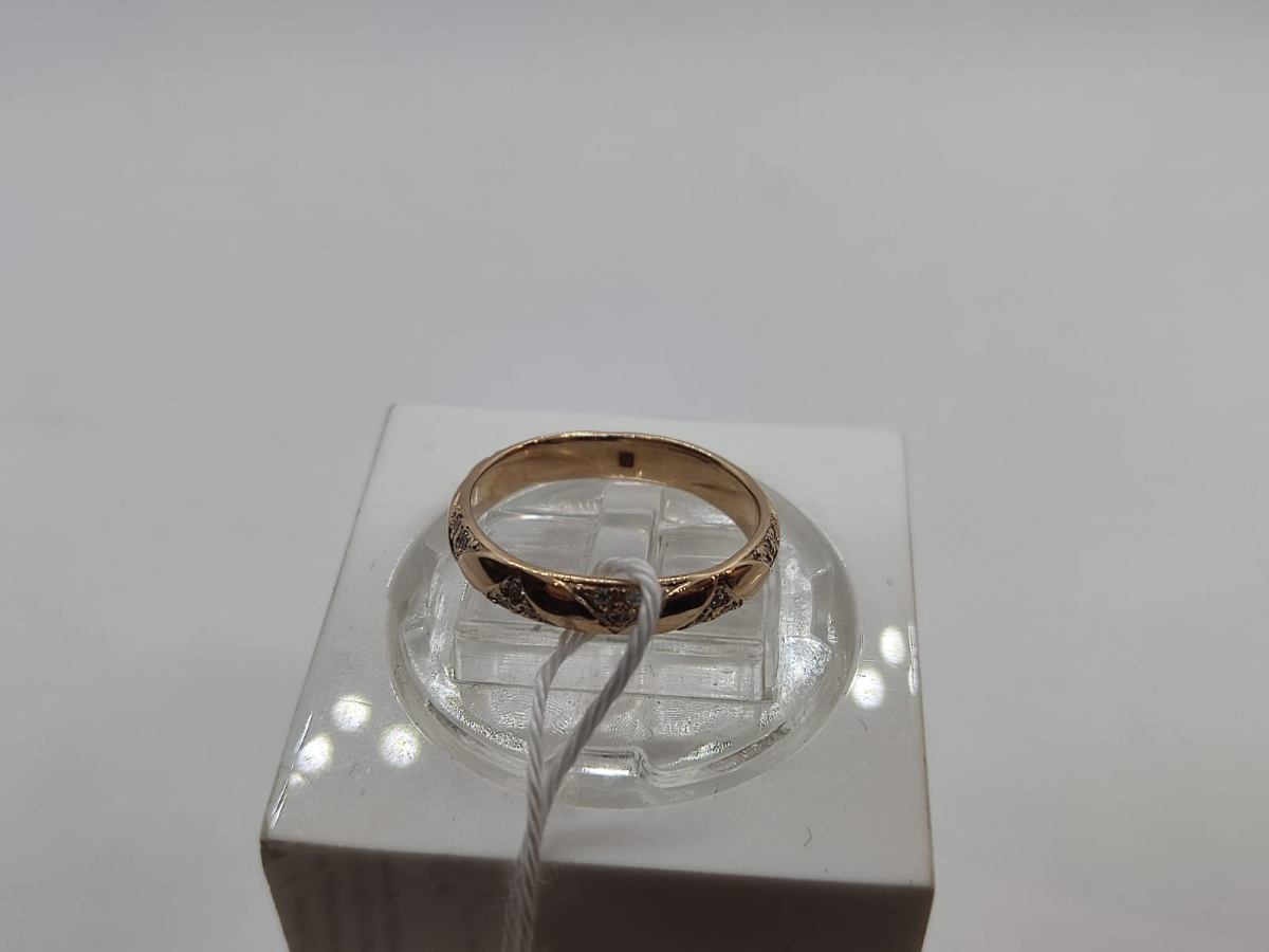 КОЛКМИ585 КОЛЬЦО С КАМНЯМИ (Au 585)