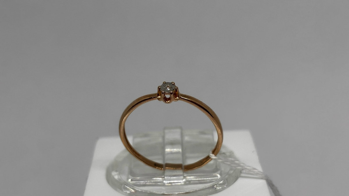 КОЛЬЦО БРИЛЛИАНТ Au 585