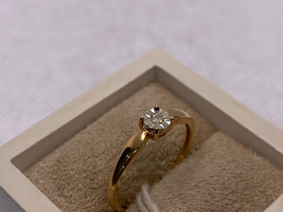 КОЛЬЦО БРИЛЛИАНТ Au 585