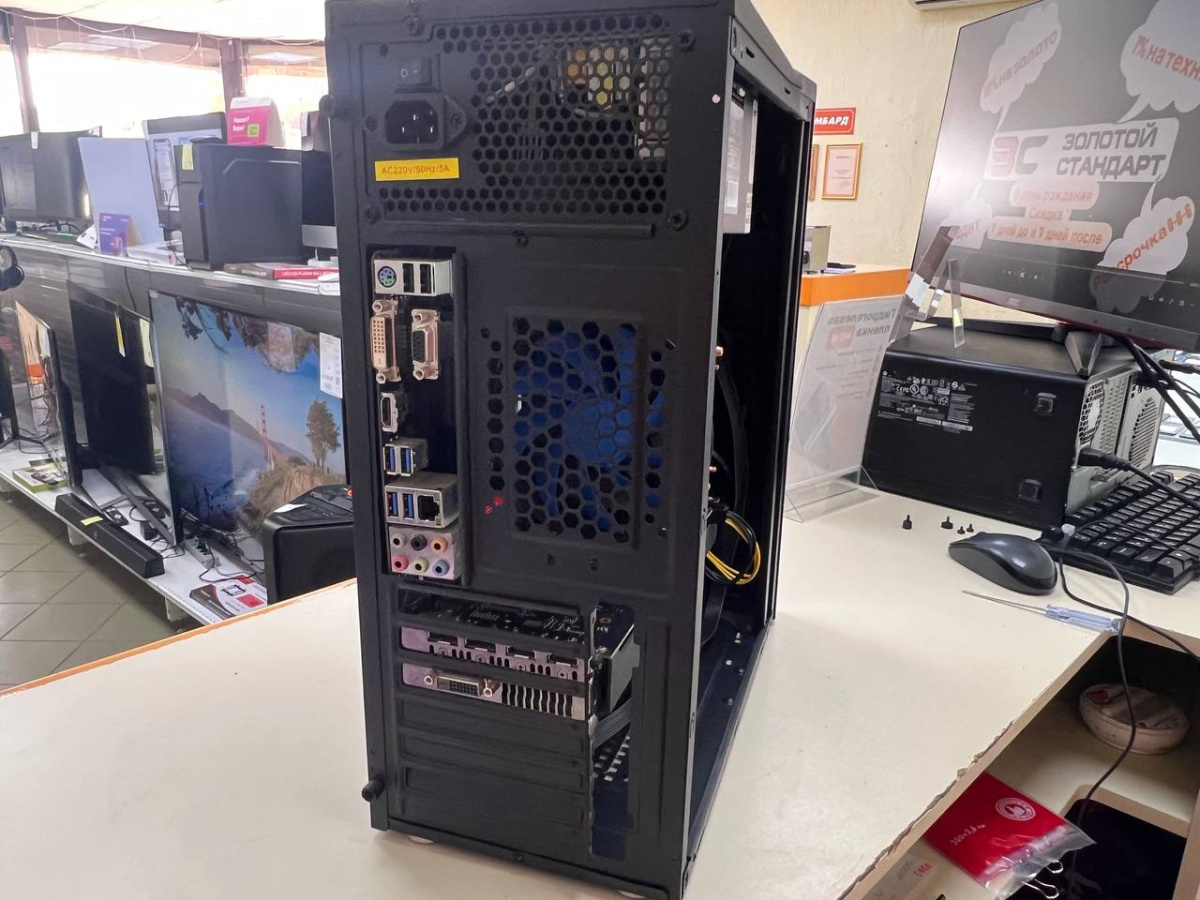 Системный блок Noname; Core i5-7400, GeForce GTX 1060 6GB, 8 Гб, 500 Гб, Нет