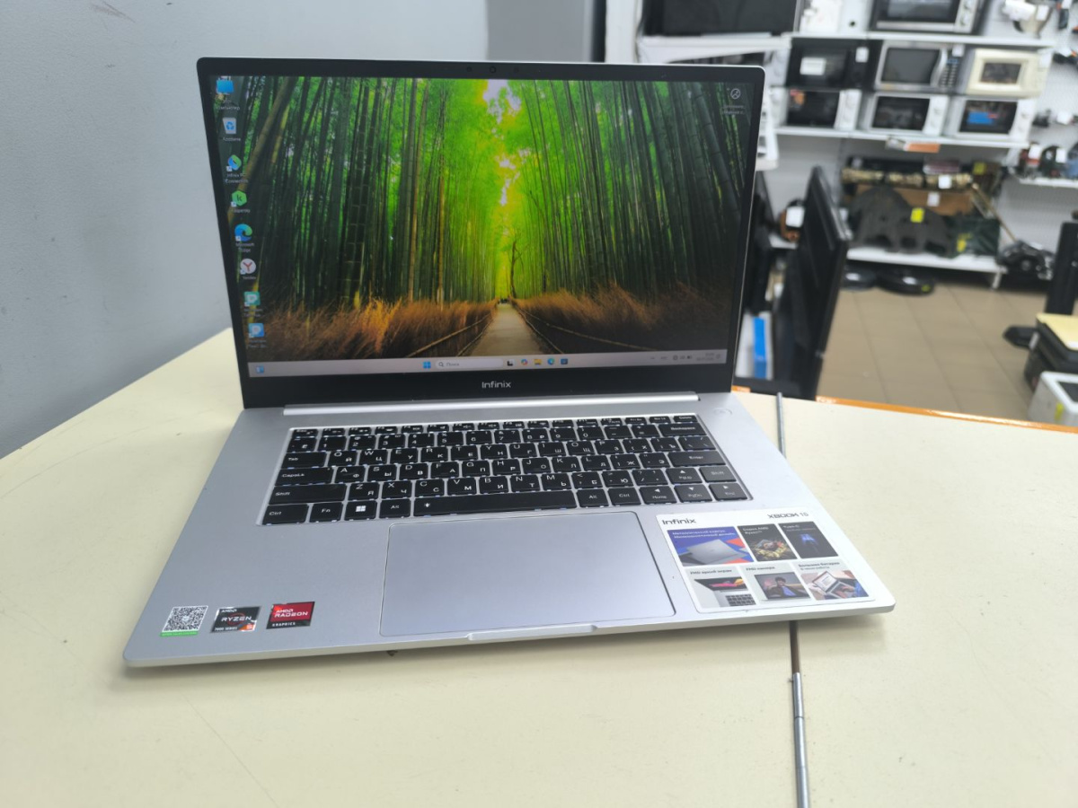 Ноутбук Infinix; Ryzen 5 7430U, AMD Radeon (TM) Graphics, 16 Гб, 512 GB, Нет