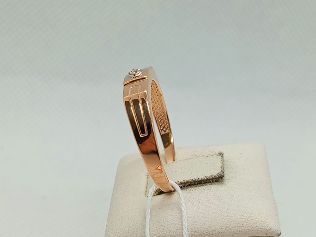 ПЕЧКМ585 ПЕЧАТКА С КАМНЕМ (Au 585)