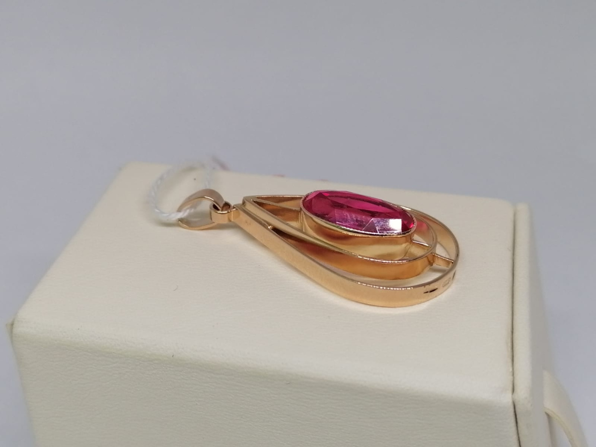 ПОДВЕСКА С КАМНЕМ (Au 583)