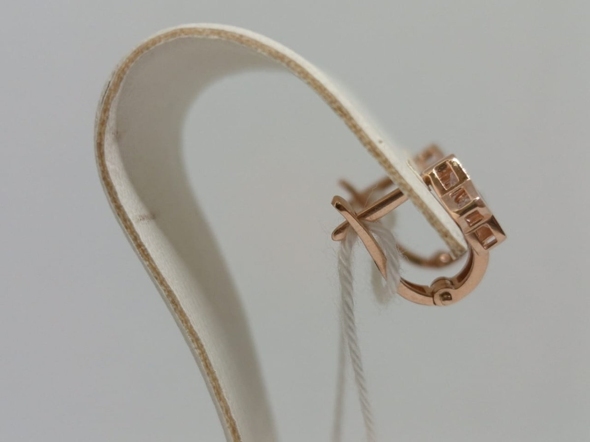 СЕРЬГИ С КАМНЕМ (Au 585)