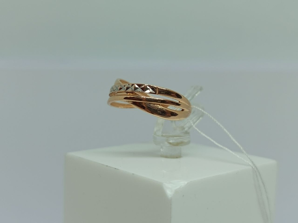 КОЛБКМ585 КОЛЬЦО БЕЗ КАМНЯ (Au 585)