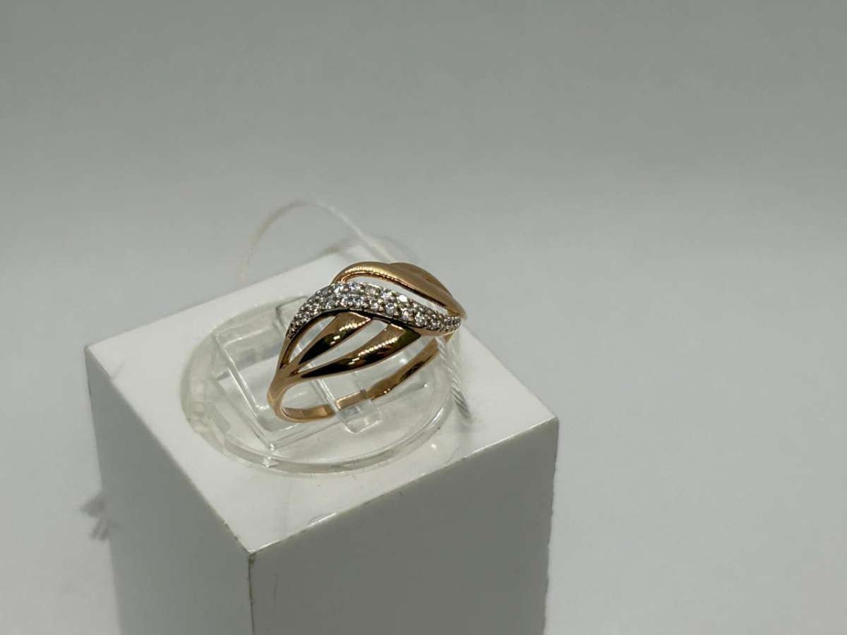 КОЛКМИ585 КОЛЬЦО С КАМНЯМИ (Au 585)