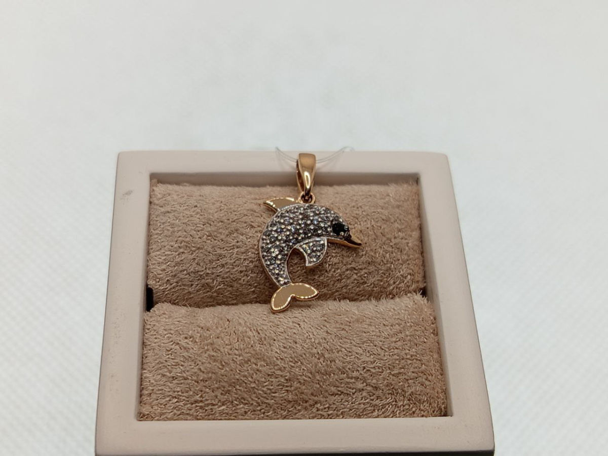 ПОДВЕСКА С КАМНЯМИ (Au 585)