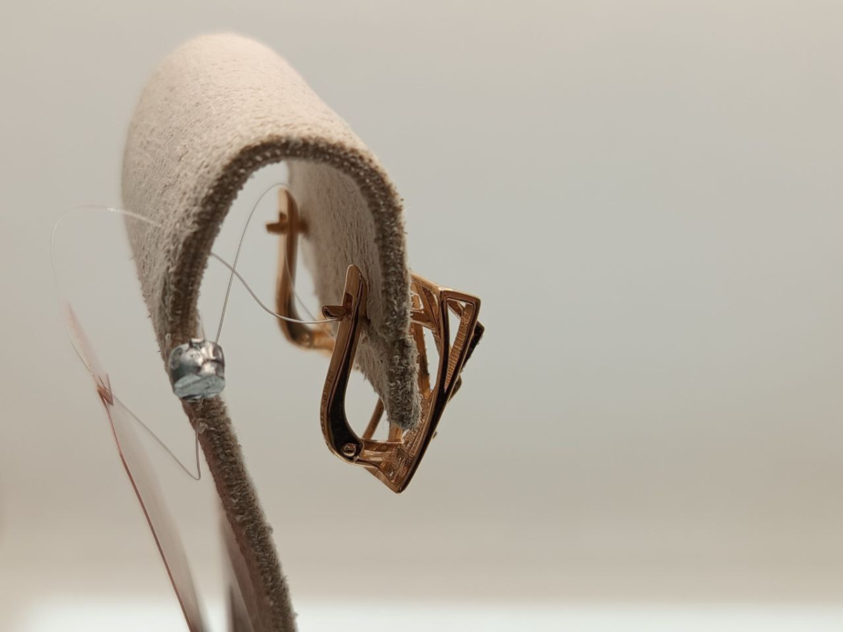 СЕРЬГИ С КАМНЯМИ (Au 585)