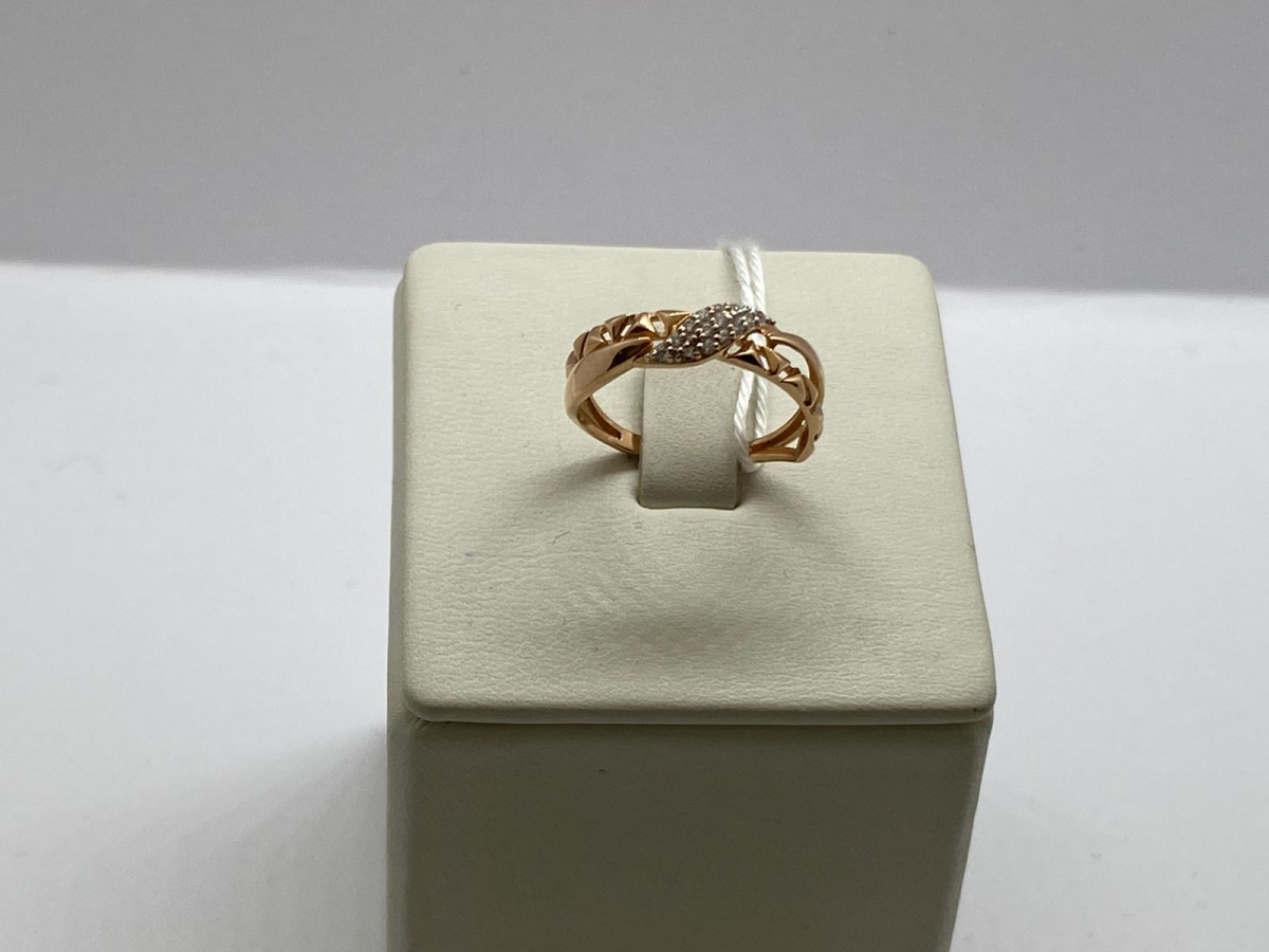 КОЛКМИ585 КОЛЬЦО С КАМНЯМИ (Au 585)