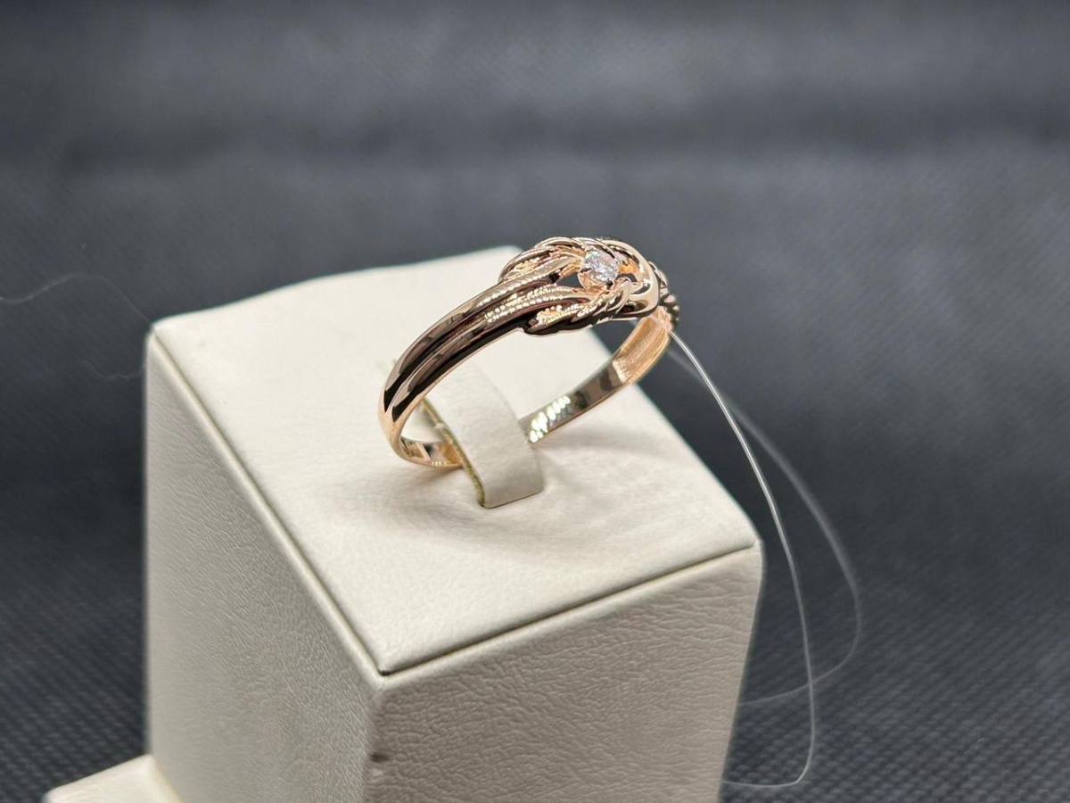 КОЛЬЦО С КАМНЕМ (Au 585)