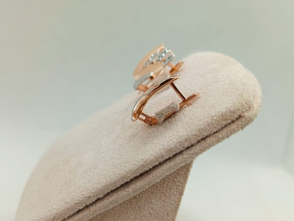 СЕРЬГИ БЕЗ КАМНЯ (Au 585)