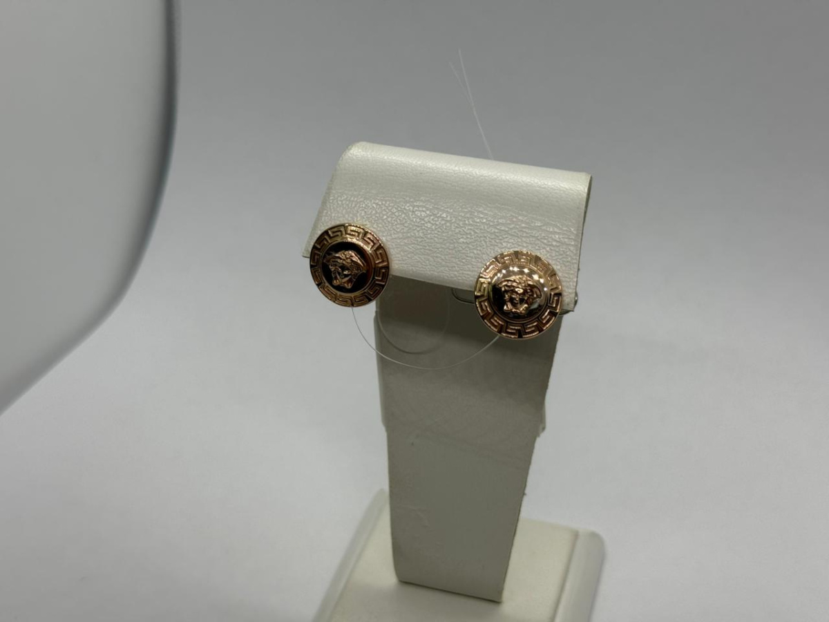 2205024 СЕРЬГИ БЕЗ КАМНЯ (Au 585)