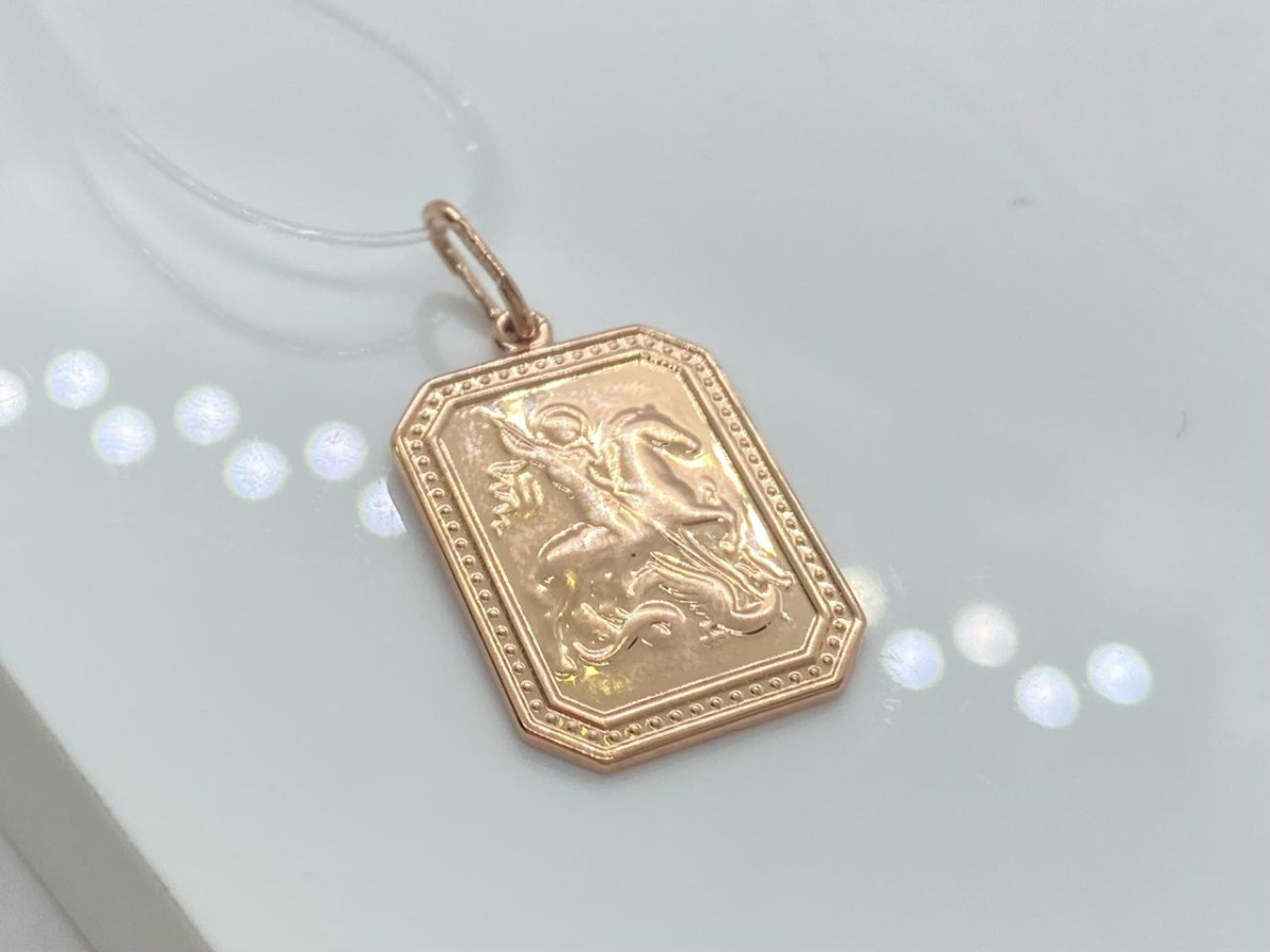 035929 ПОДВЕСКА ИКОНА без камня (Au 585)