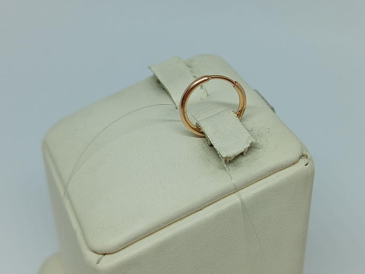 СЕРЬГИ серьга без камня (Au 585)