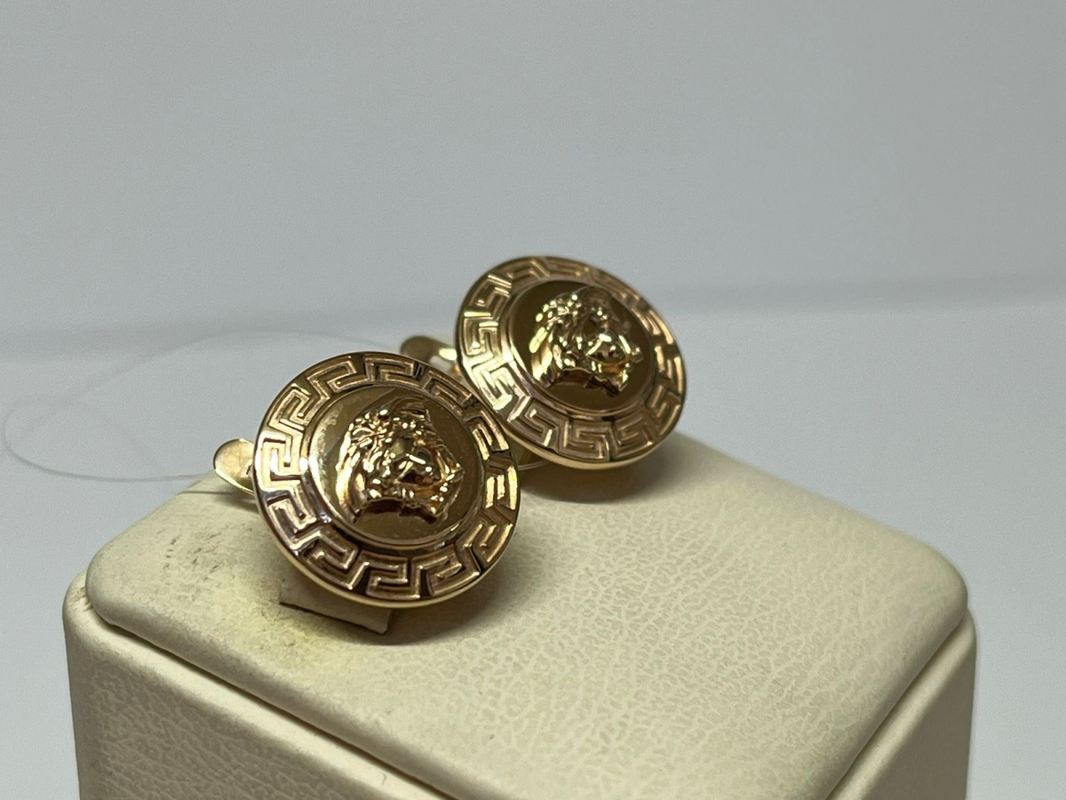 СЕРЬГИ БЕЗ КАМНЯ (Au 585)