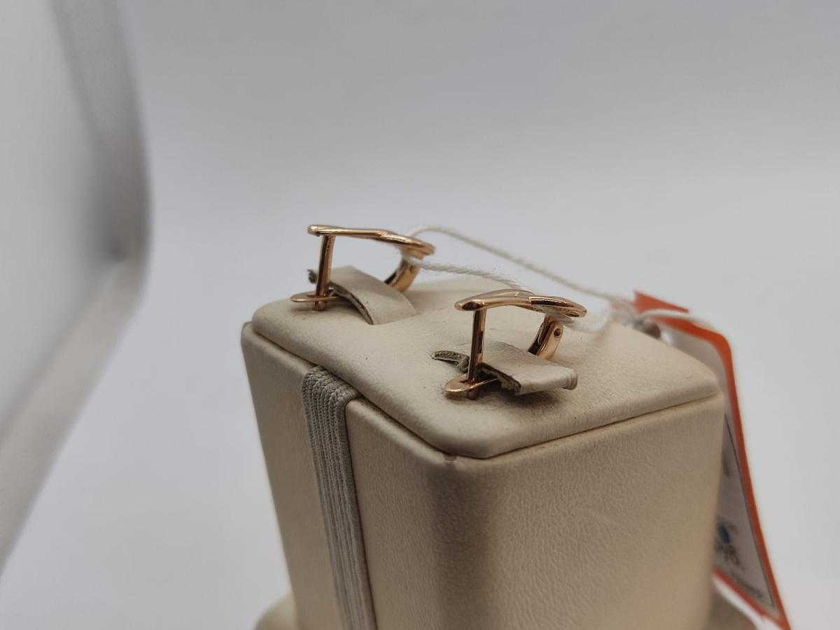 СКМИ585 СЕРЬГИ С КАМНЯМИ (Au 585)