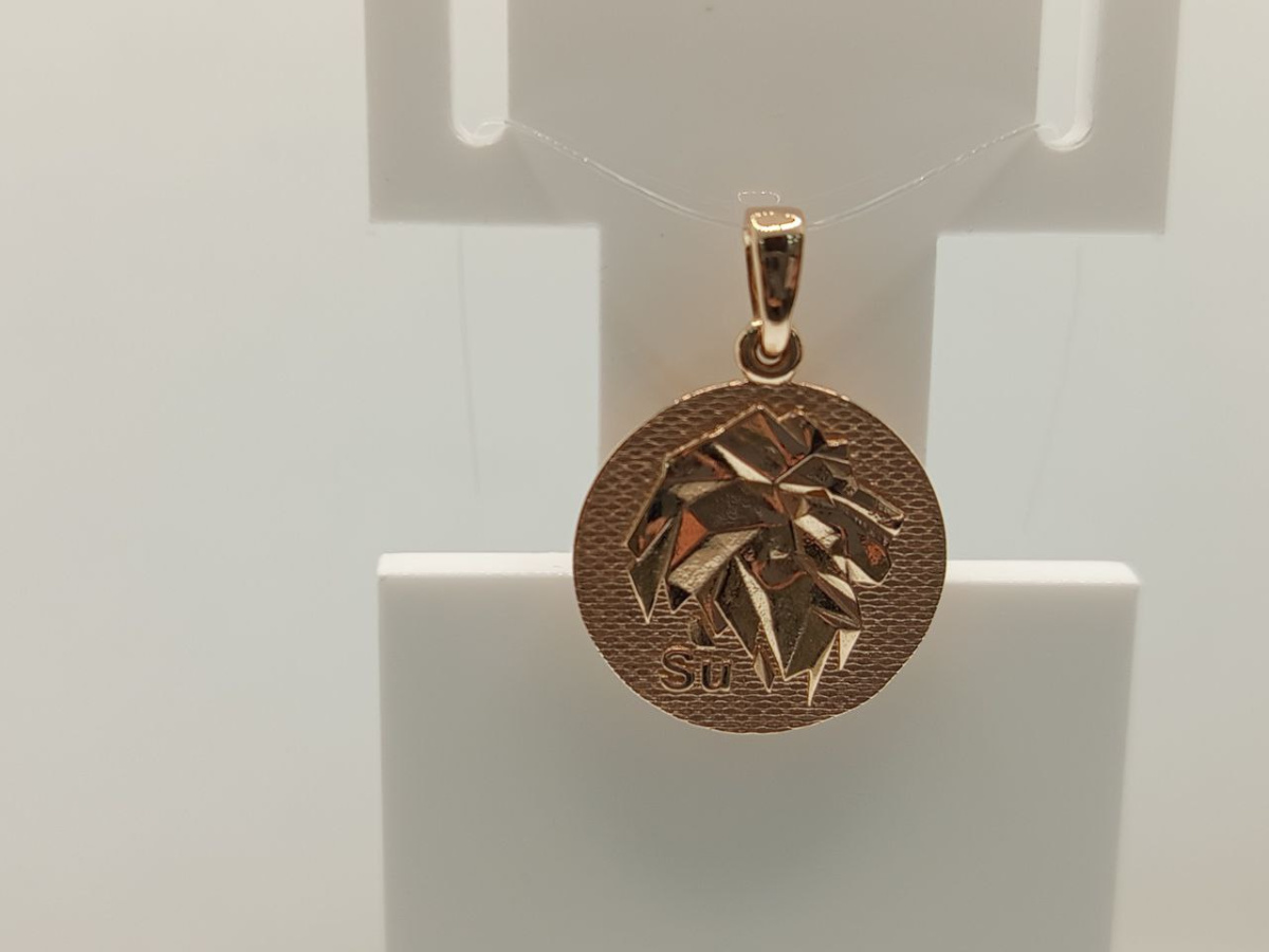 ПОДВЕСКА ЗНАК ЗОДИАКА ЛЕВ (Au 585)