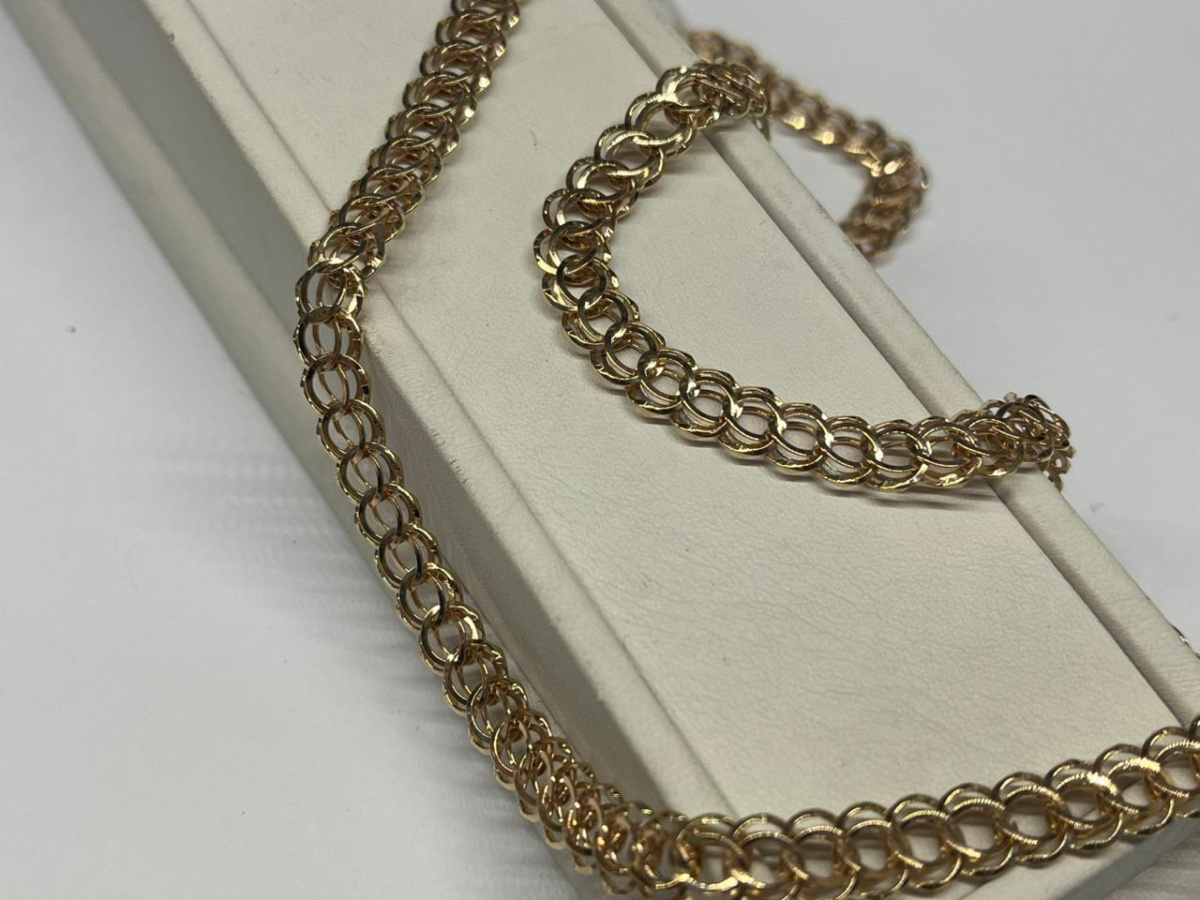 ЦЛИТ585 ЦЕПЬ ПОЛНОВЕСНАЯ Итальянка (Au 585)