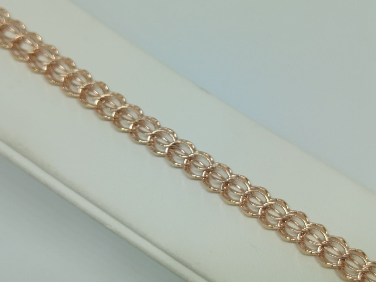 БРАСЛЕТ ПОЛНОВЕСНЫЙ Итальянка Au 585