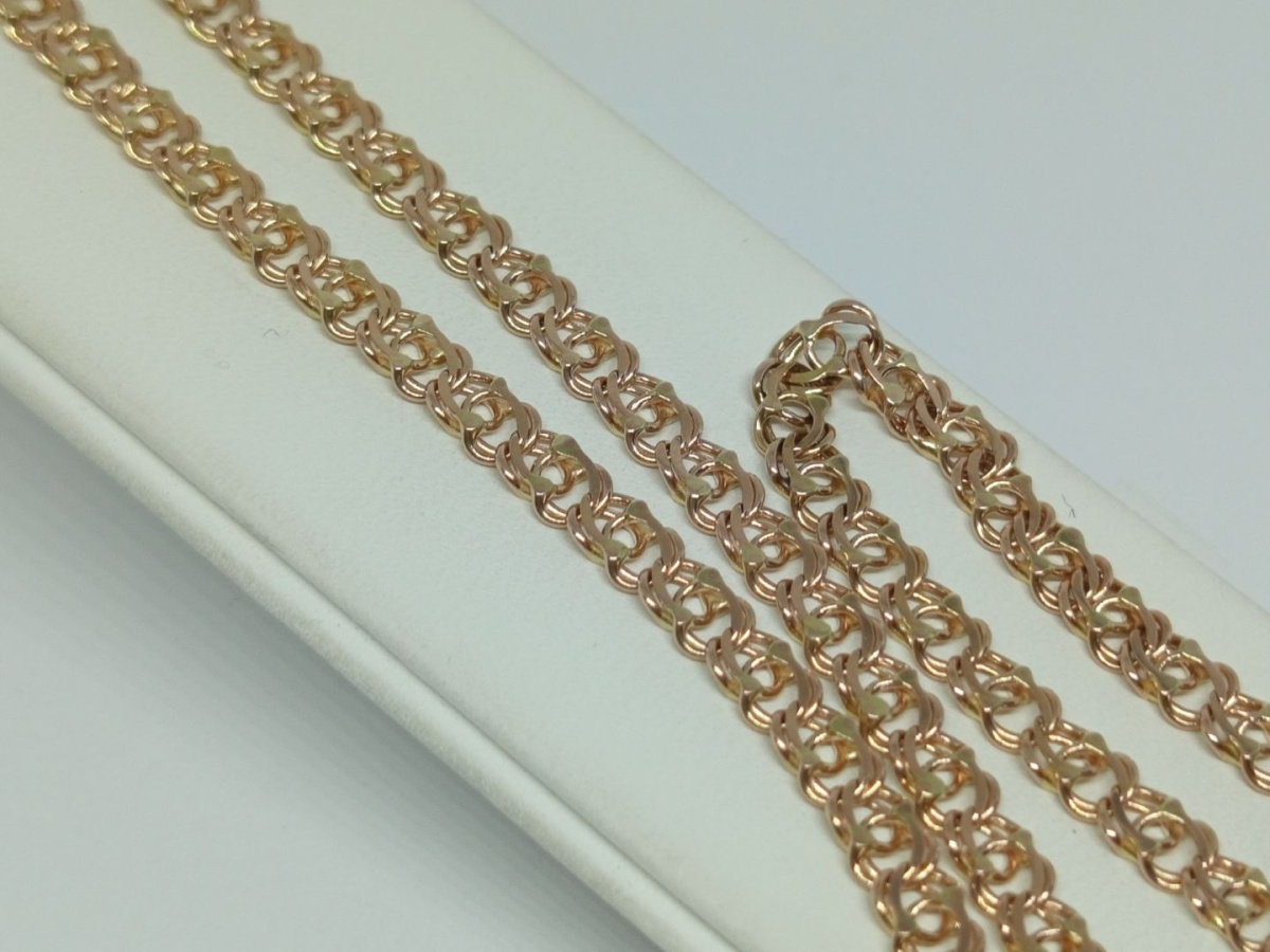 ЦЕПЬ ПОЛНОВЕСНАЯ Бисмарк арабский (Au 585)