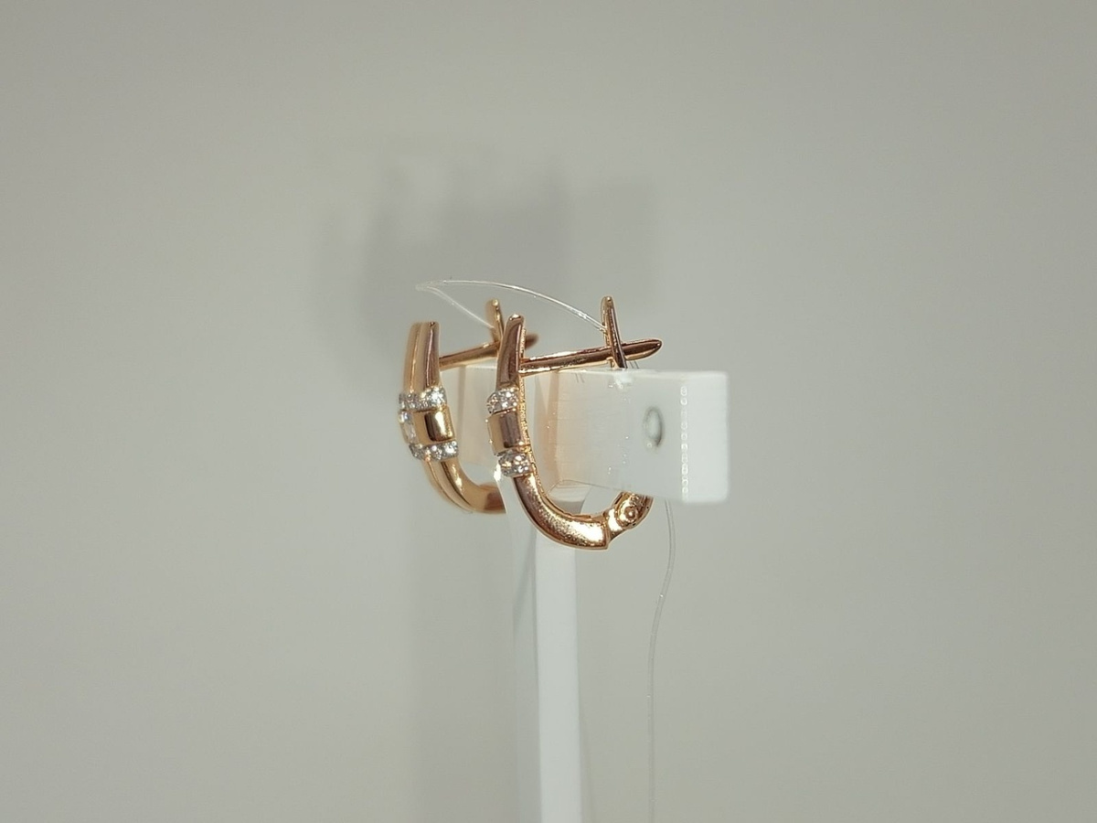 СЕРЬГИ С КАМНЯМИ (Au 585)