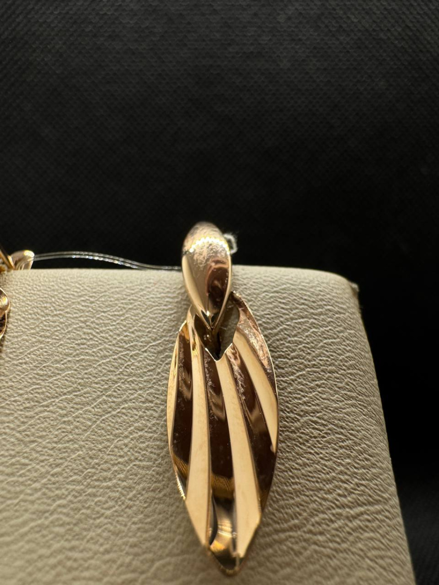 СЕРЬГИ БЕЗ КАМНЯ (Au 585)