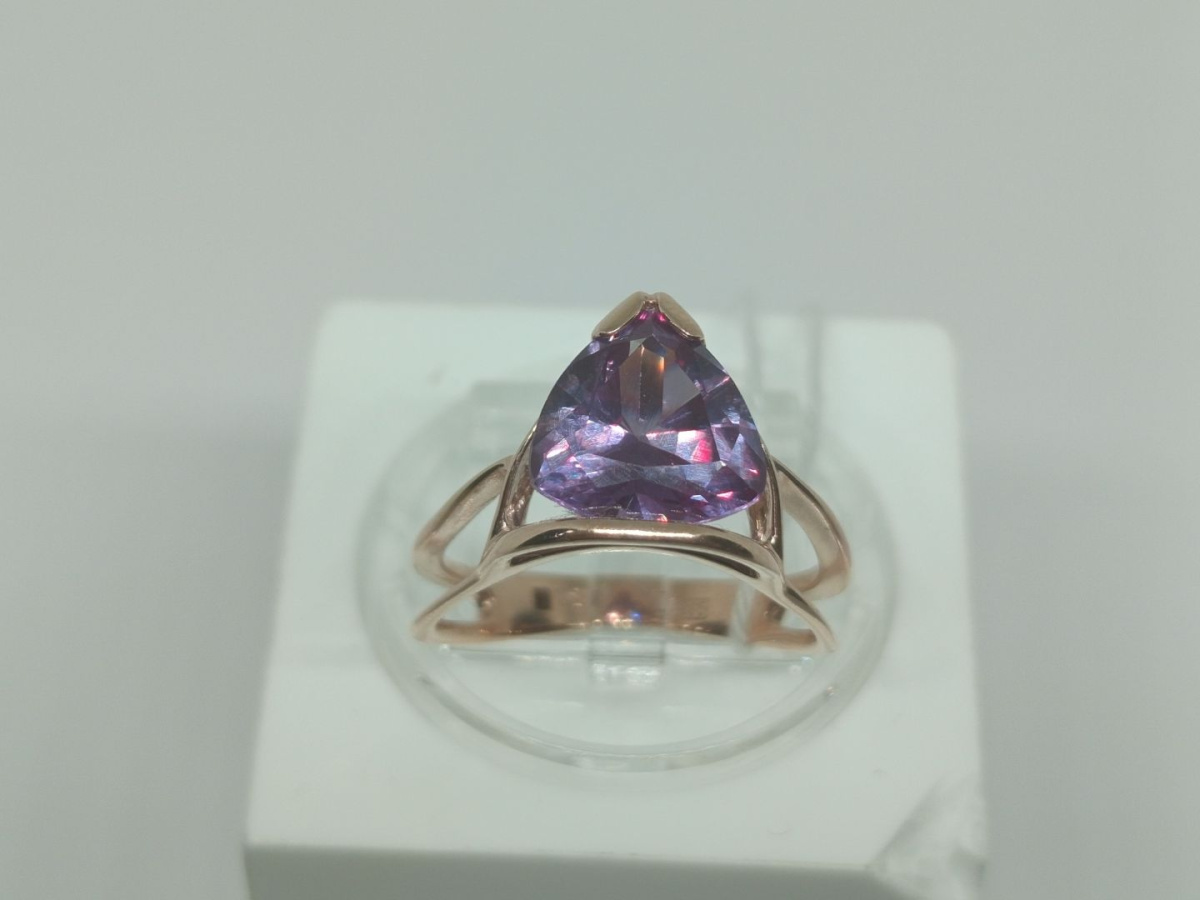 КОЛКМ585 КОЛЬЦО С КАМНЕМ (Au 585)