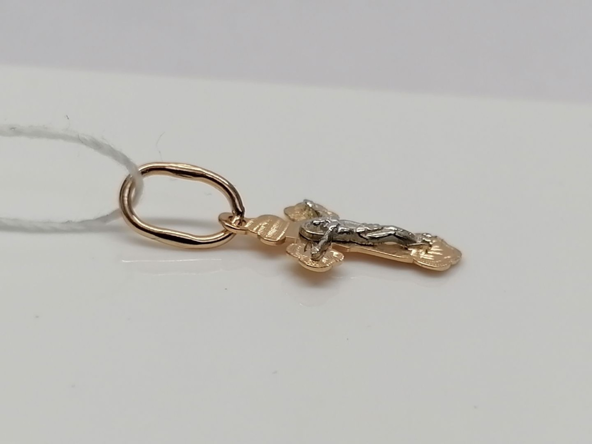 ПОДВЕСКА КРЕСТ без камня (Au 585)