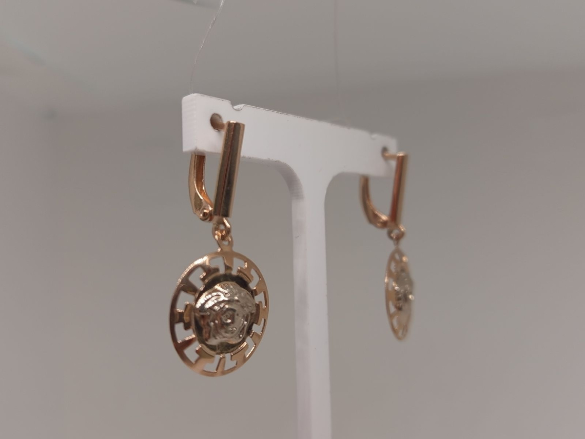 СЕРЬГИ БЕЗ КАМНЯ (Au 585)