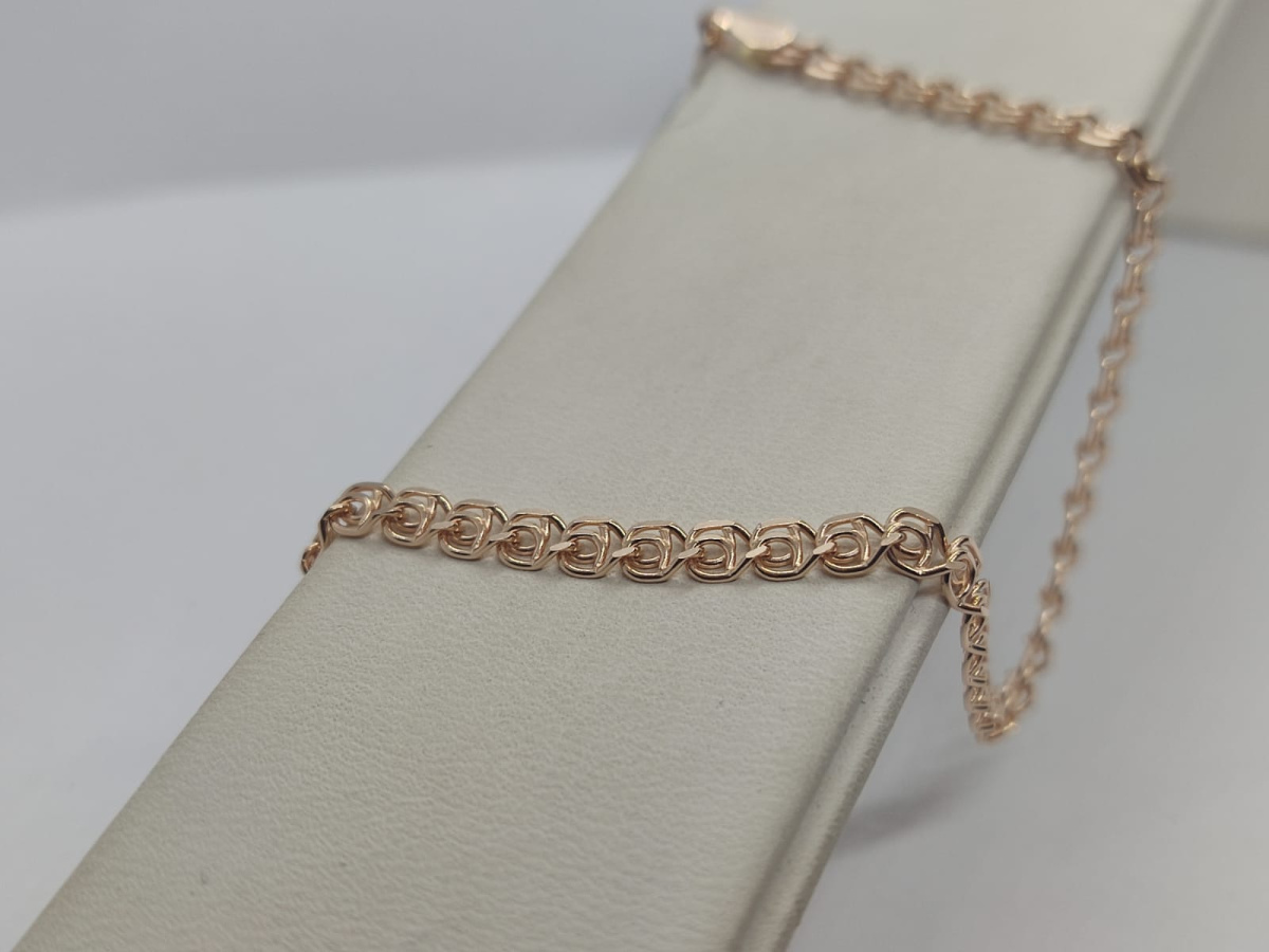 БРАСЛЕТ ПОЛНОВЕСНЫЙ Лав (Au 585)