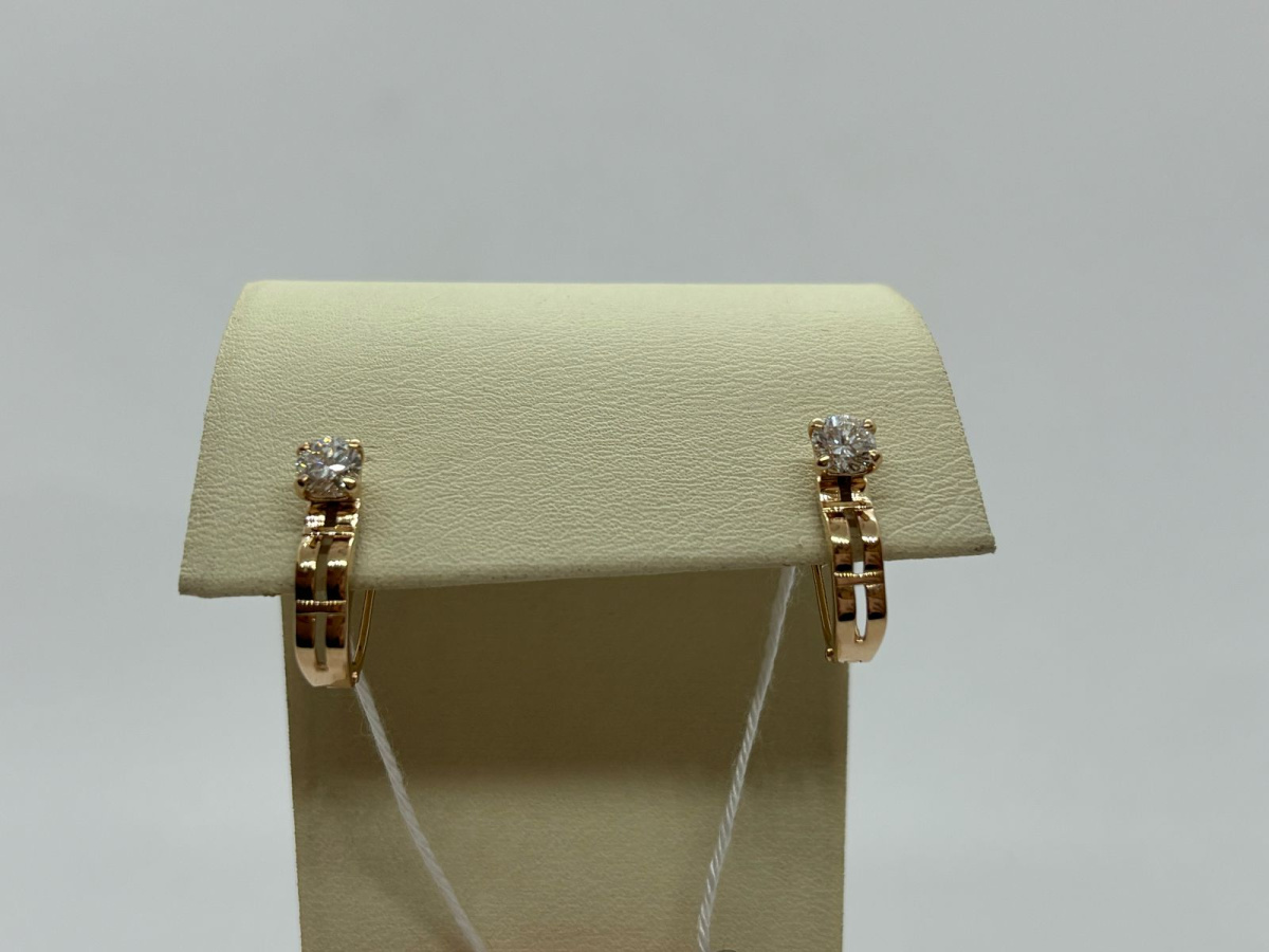 СЕРЬГИ БРИЛЛИАНТ (Au 585)