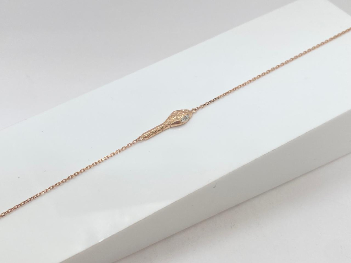 БРАСЛЕТ С КАМНЯМИ (Au 585)