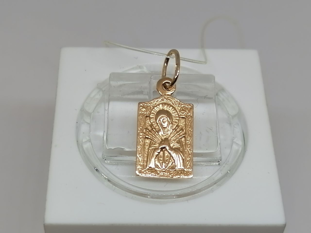 03-0132 ПОДВЕСКА ИКОНА без камня (Au 585)