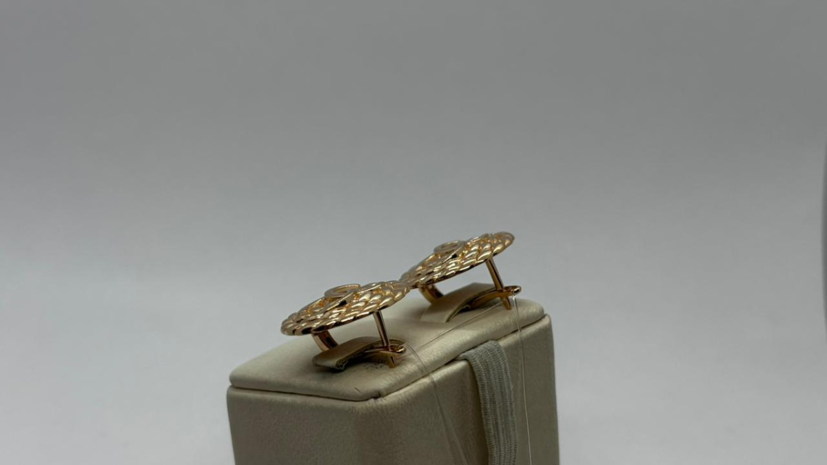 СЕРЬГИ БЕЗ КАМНЯ (Au 585)