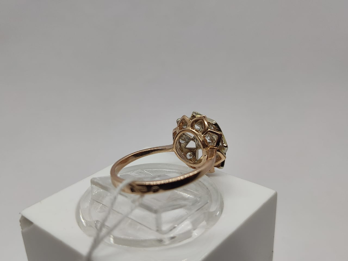 КОЛКМИ585 КОЛЬЦО С КАМНЯМИ (Au 585)