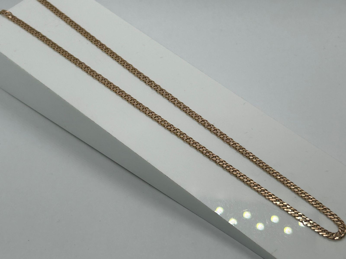 ЦЛР2585 ЦЕПЬ ПОЛНОВЕСНАЯ Ромб двойной (Au 585)