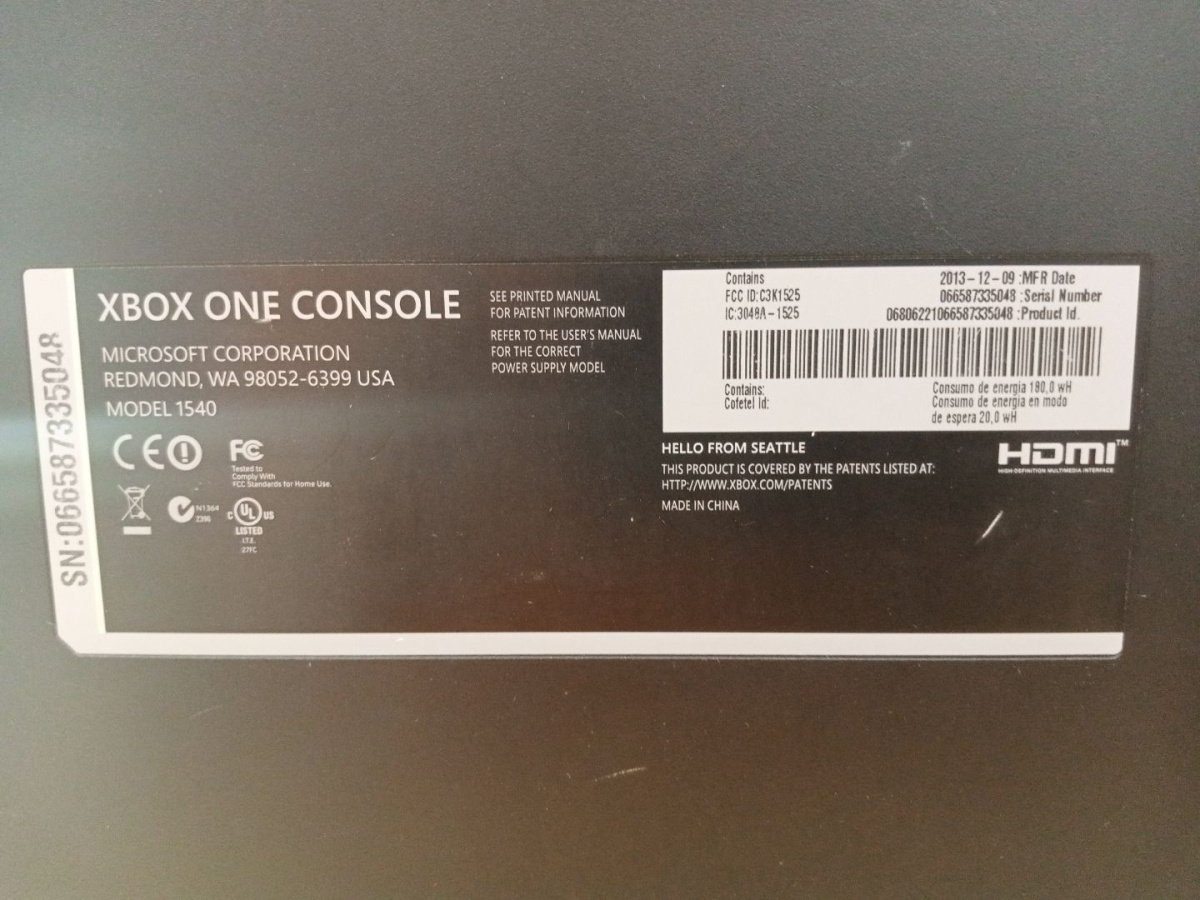 Игровая приставка Xbox One 500Gb