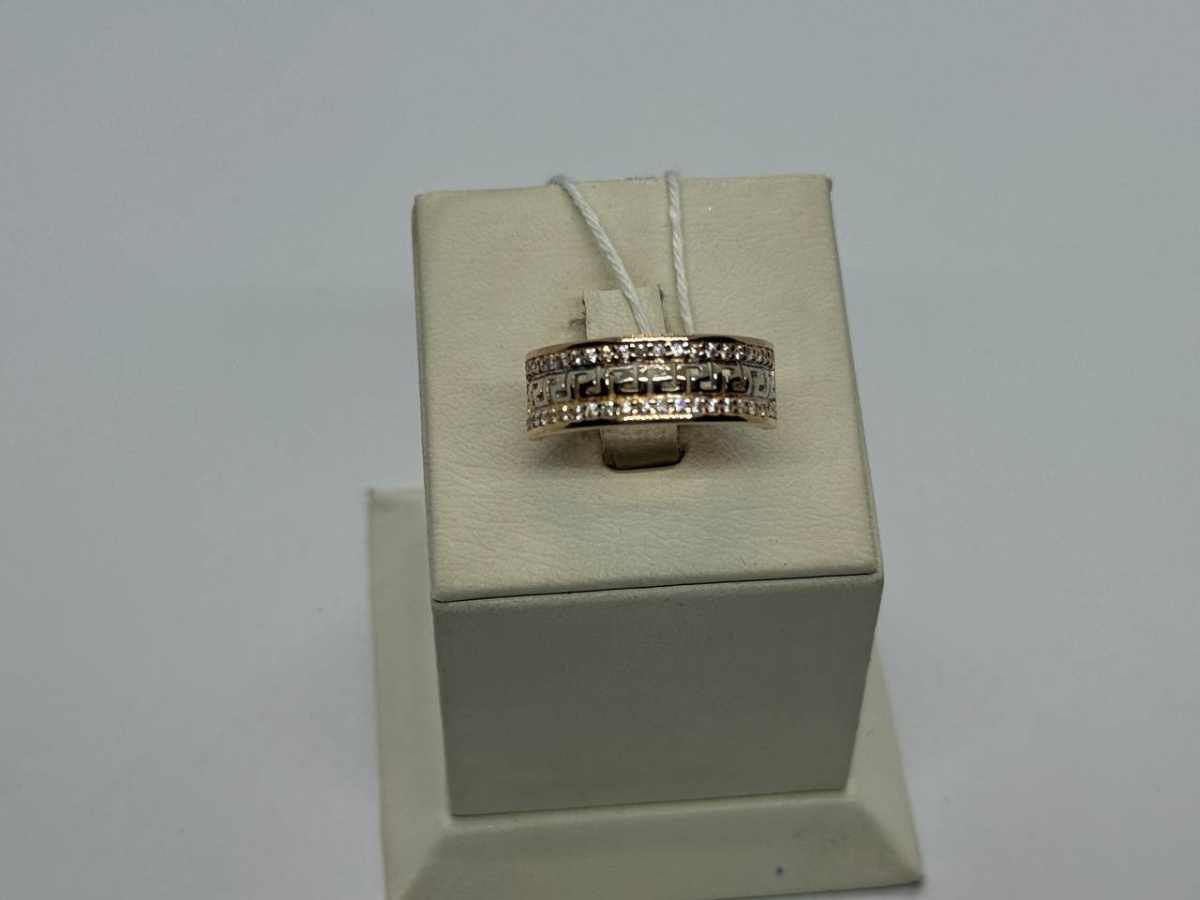 КОЛКМИ585 КОЛЬЦО С КАМНЯМИ (Au 585)