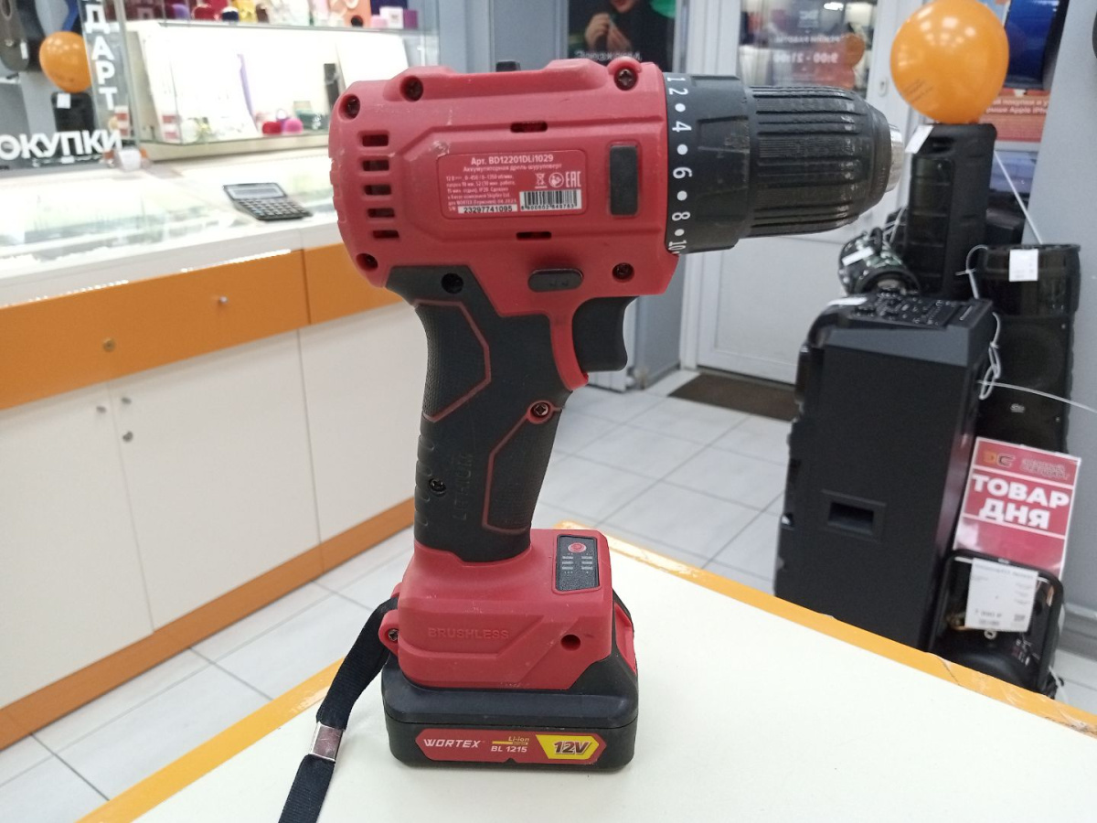 Дрель-шуруповерт Wortex BD 1220-1DLI