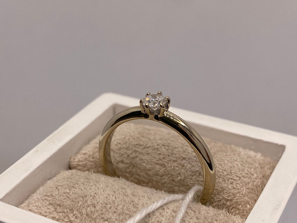 КОЛЬЦО БРИЛЛИАНТ Au 585