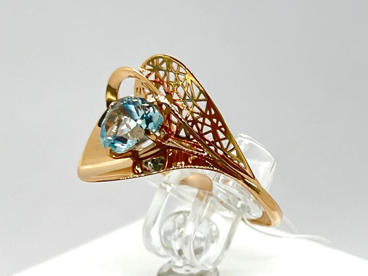 КОЛЬЦО ТОПАЗ (Au 585)