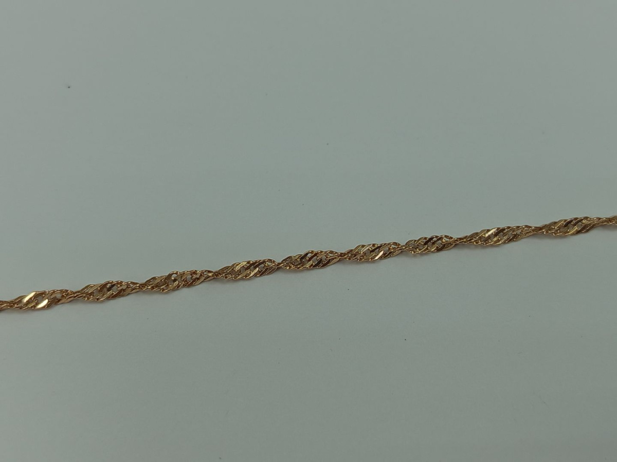 БРАСЛЕТ ПОЛНОВЕСНЫЙ Сингапур Au 585