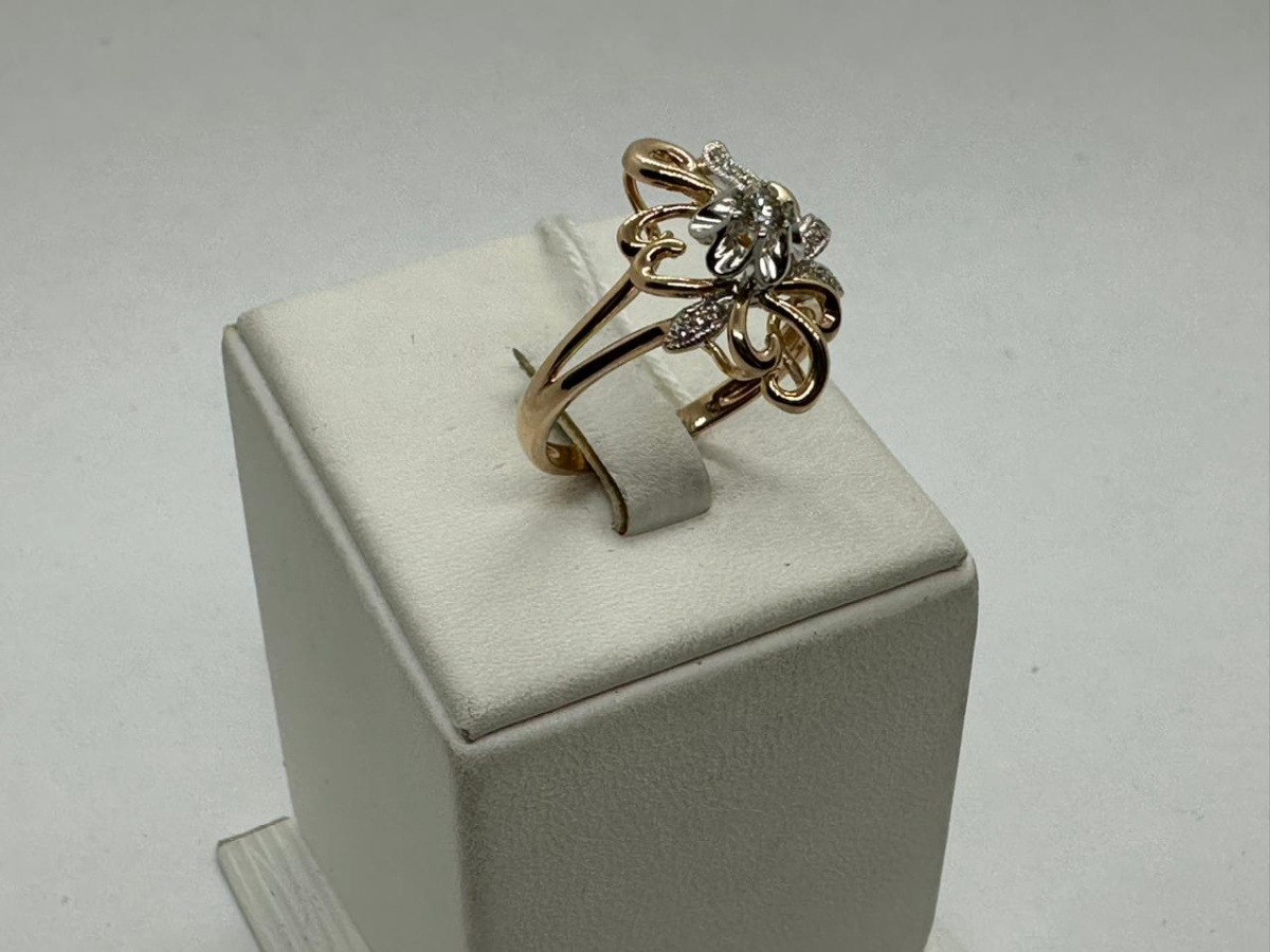 КОЛЬЦО БРИЛЛИАНТ Au 585