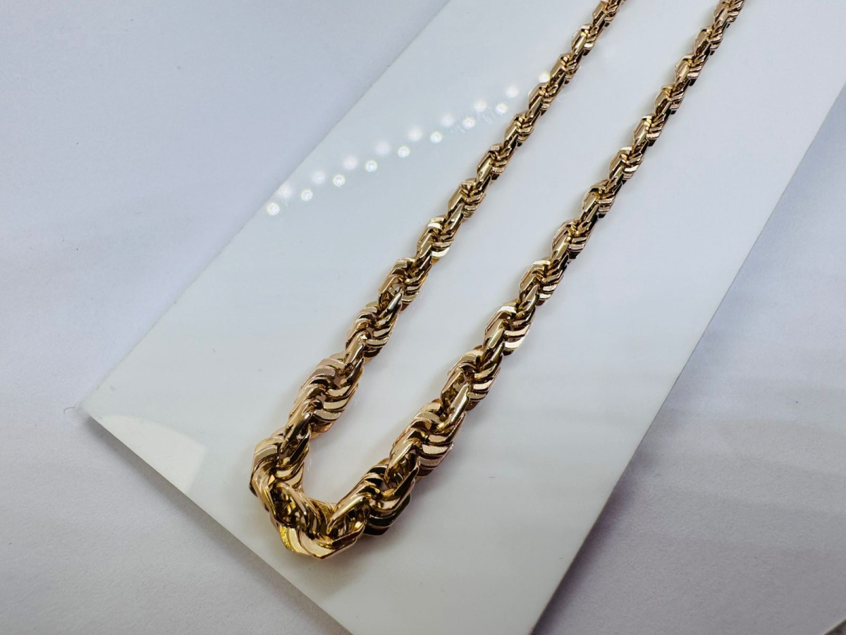 ЦЛВР585 ЦЕПЬ ПОЛНОВЕСНАЯ Веревка (Au 585)