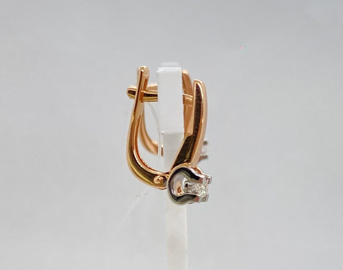 СЕРЬГИ БРИЛЛИАНТ (Au 585)