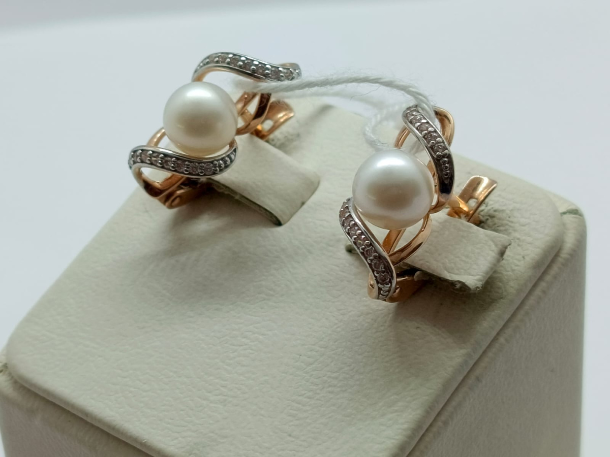 СЕРЬГИ С КАМНЯМИ (Au 585)